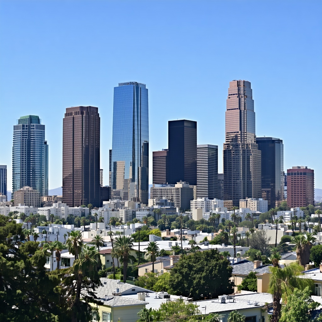 Downtown Los Angeles skyline-1