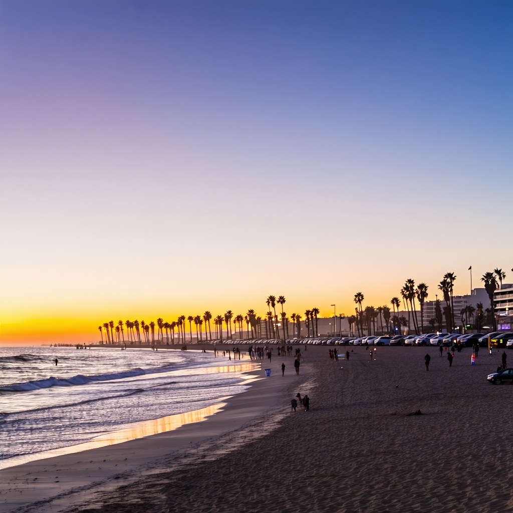 Venice Beach sunset-1